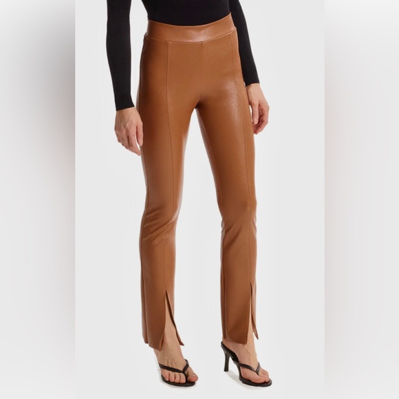 COMMANDO Faux Leather Split Front Pant - Picture 1 of 7